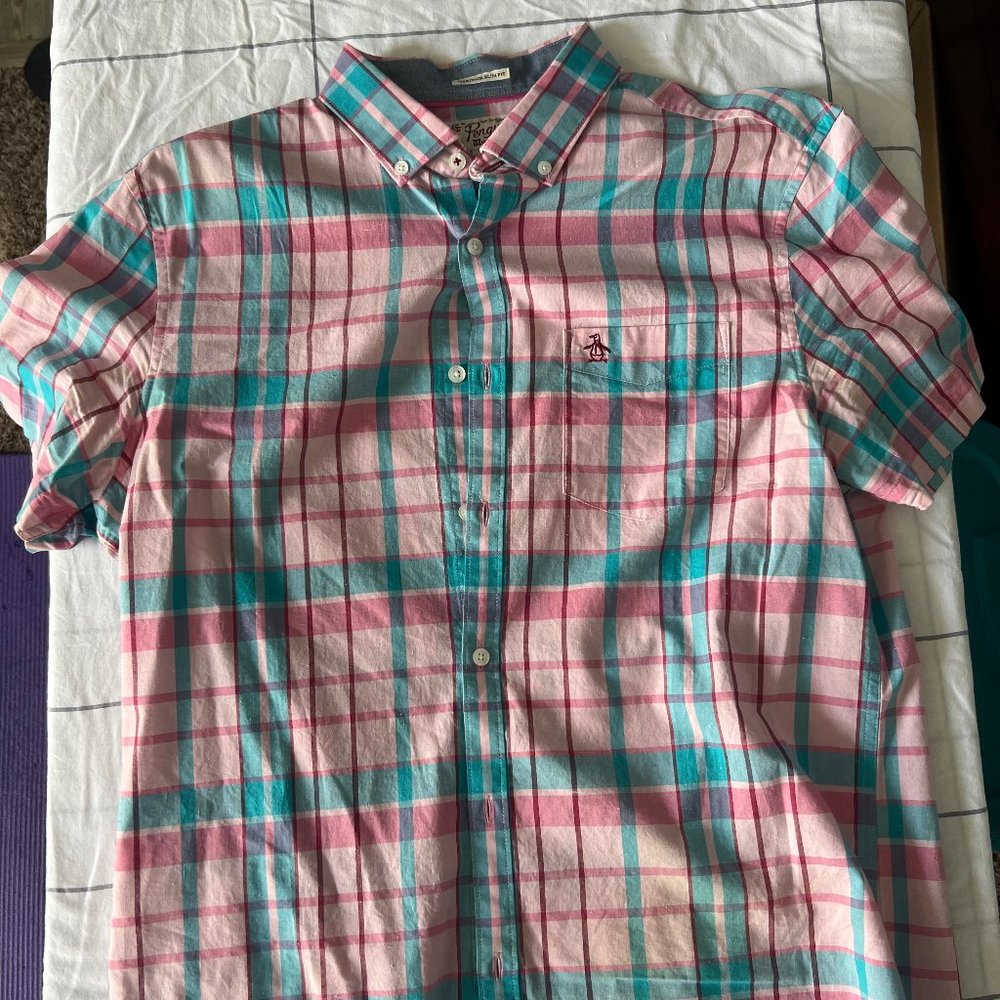 Penguin Short Sleeve Button Down
